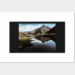 Swiss Alpine Mountain Vista Posters and Art